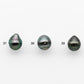 10-11mm Tahitian Pearl Drop with High Luster and Natural Color with Minor Blemishes, Loose Single Piece Undrilled, SKU # 2160TH