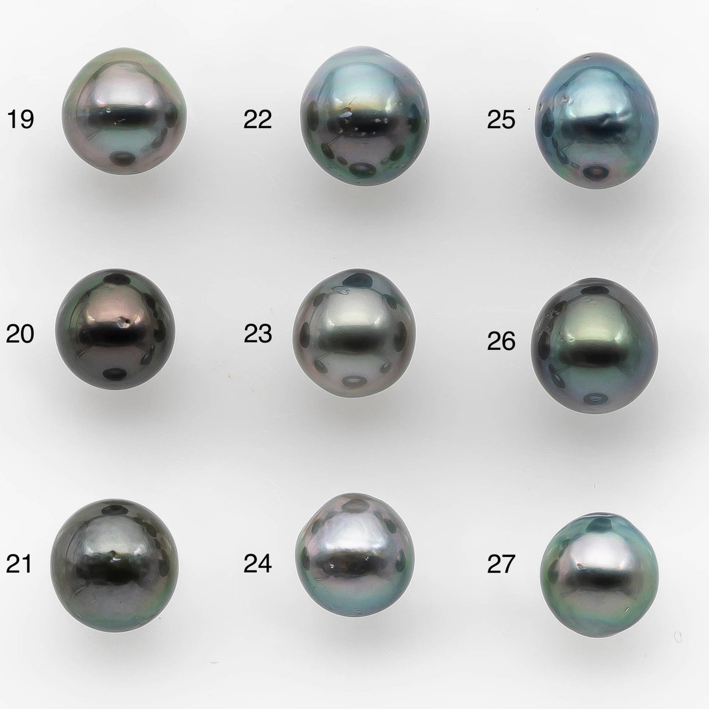 9-10mm Tahitian Pearl Drop with High Luster and Natural Color with Minor Blemishes, Loose Single Piece Undrilled, SKU # 2125TH