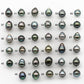 10-11mm Colorful Tahitian Pearl Single Piece Drop in Natural Color and High Luster with Minor Blemishes, Loose Undrilled, SKU # 2169TH