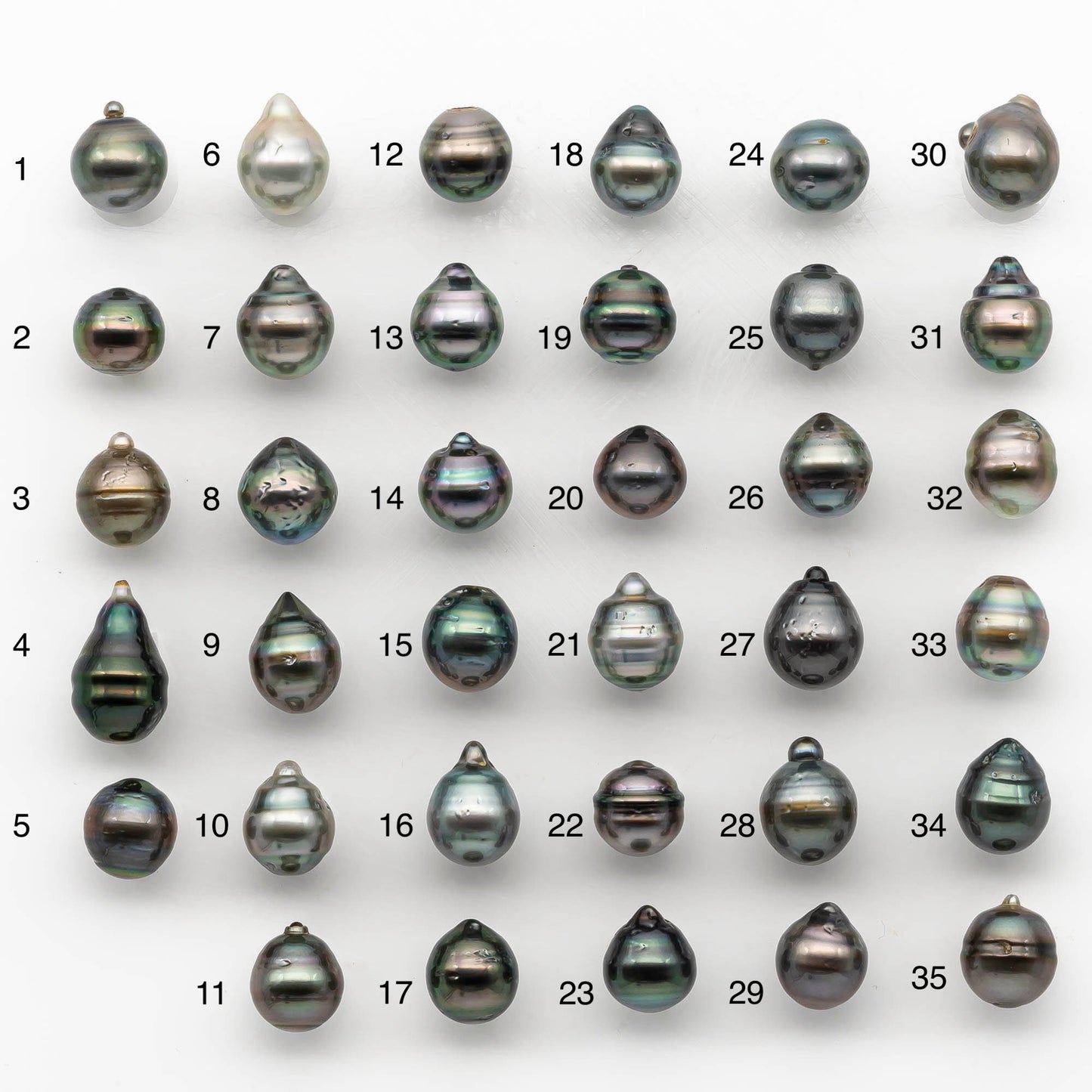 10-11mm Colorful Tahitian Pearl Single Piece Drop in Natural Color and High Luster with Minor Blemishes, Loose Undrilled, SKU # 2170TH