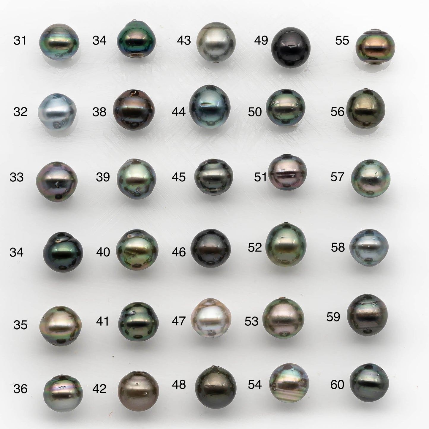 10-11mm Colorful Tahitian Pearl Single Piece Drop in Natural Color and High Luster with Minor Blemishes, Loose Undrilled, SKU # 2174TH