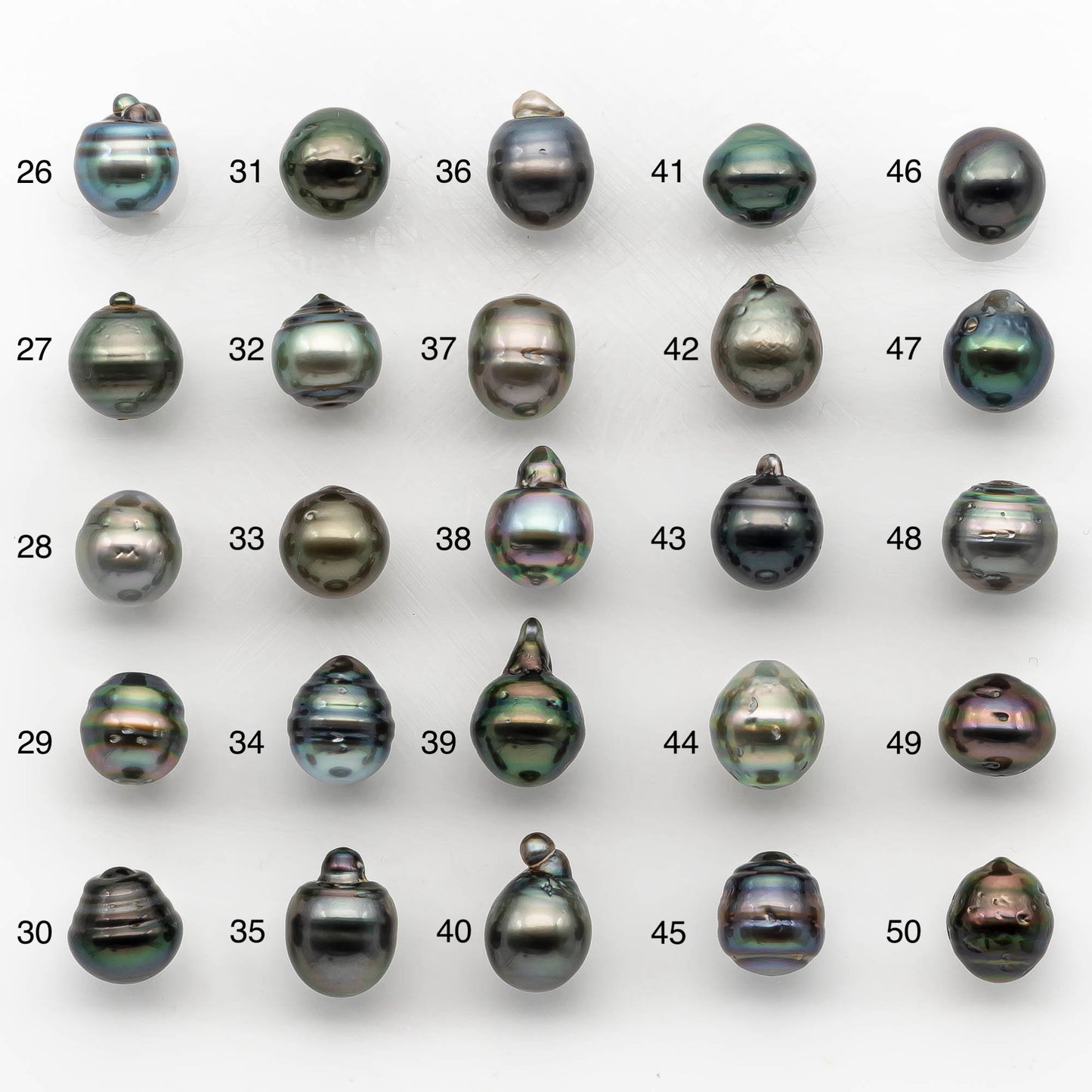 10-11mm Colorful Tahitian Pearl Single Piece Drop in Natural Color and High Luster with Minor Blemishes, Loose Undrilled, SKU # 2176TH