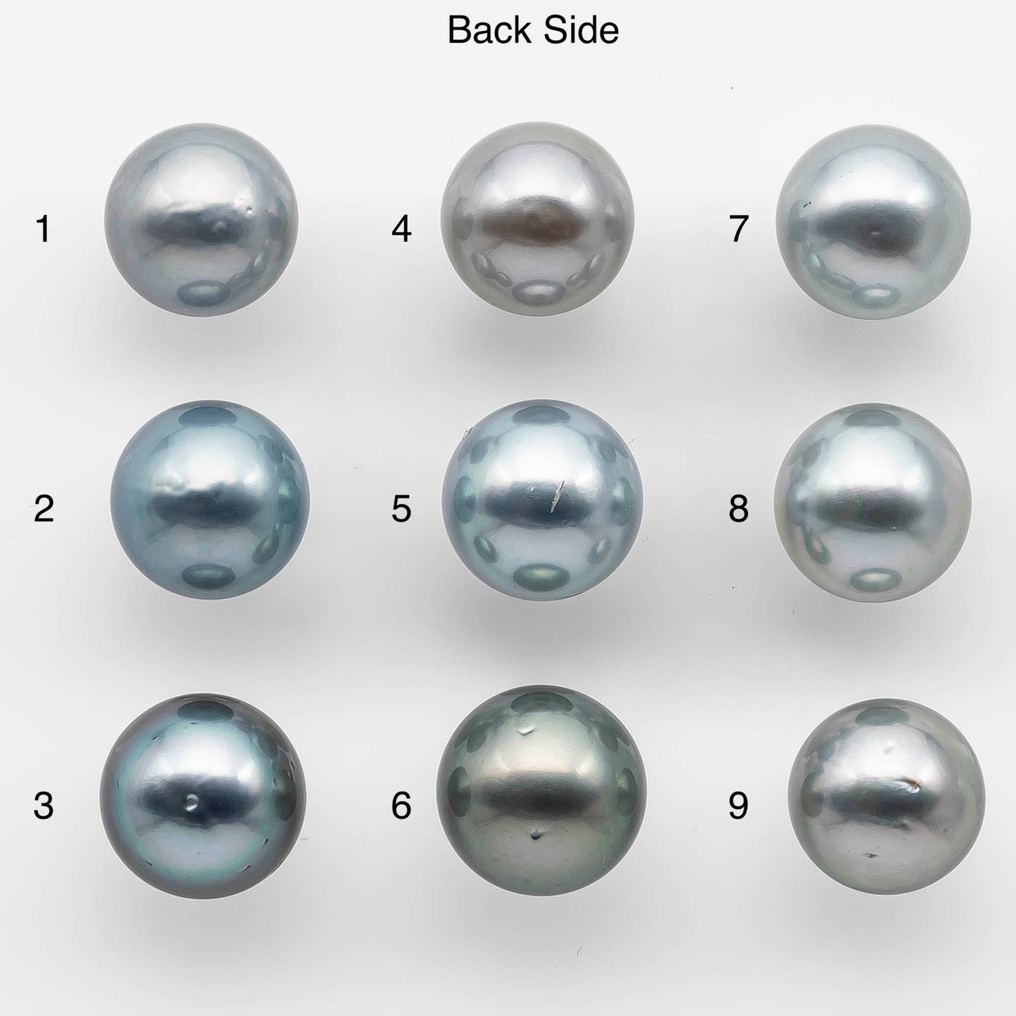 11-12mm High Quality Tahitian Pearl in Gray Natural Color and Very Nice Luster, Single Piece Loose Undrilled for Making Jewelry SKU # 2145TH