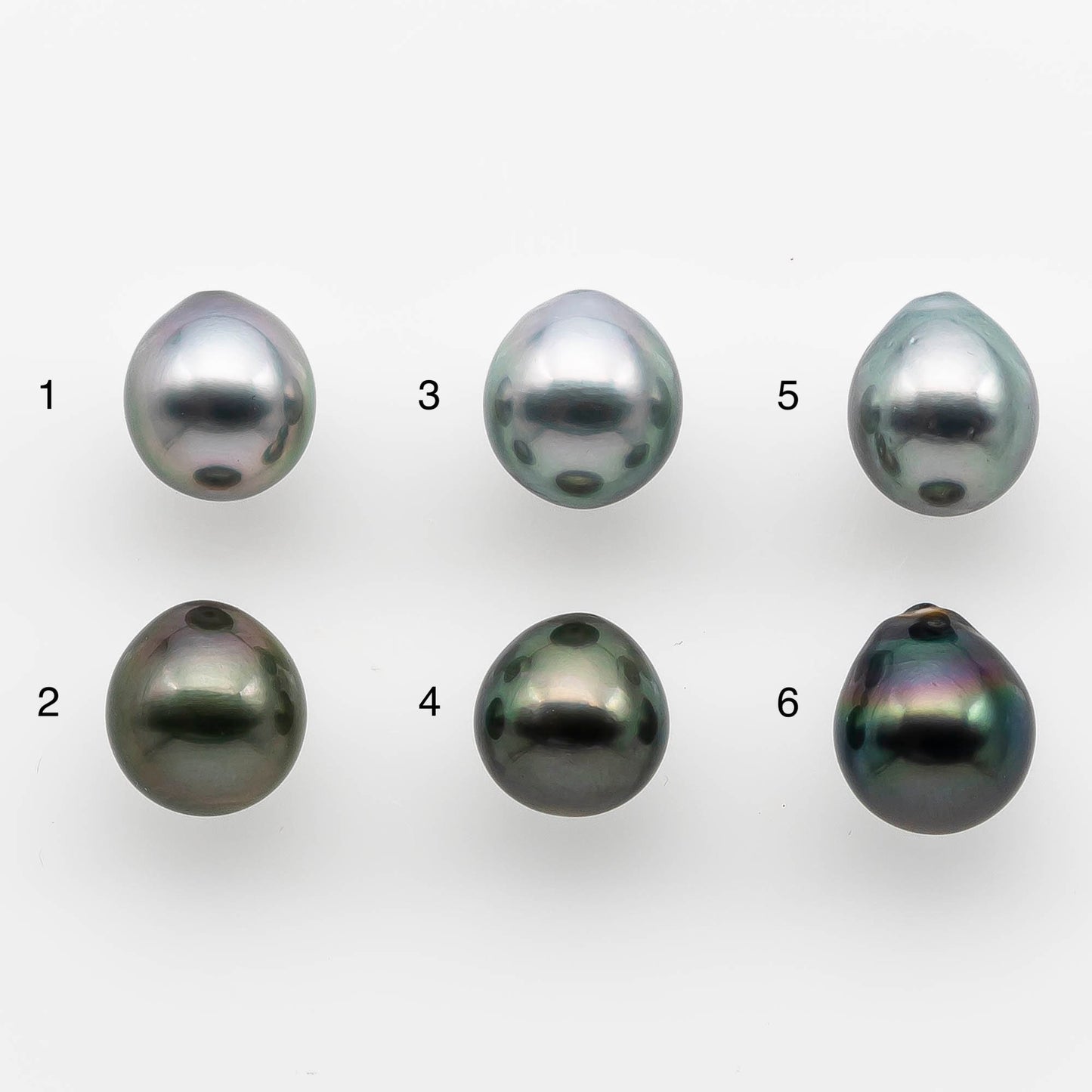 10-11mm Tahitian Pearl Drop with High Luster and Natural Color, Loose Single Piece Undrilled, SKU # 2154TH