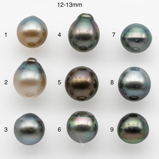 11-16mm Tahitian Pearl with High Luster and Natural Color with Minor Blemishes, Loose Single Piece Undrilled, SKU # 2159TH