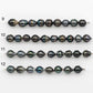 9-10mm Tahitian Pearl in Short Strand with All Natural Color with High Luster for Jewelry Making, SKU# 2183TH