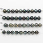 10-11mm Tahitian Pearl in Short Strand with All Natural Color with High Luster for Jewelry Making, SKU# 2190TH