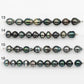 10-11mm Tahitian Pearl in Short Strand with All Natural Color with High Luster for Jewelry Making, SKU# 2191TH