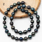 8-9mm Tahitian Pearl in Full Strand with All Natural Color with High Luster for Jewelry Making, SKU# 2193TH