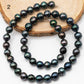 8-9mm Tahitian Pearl in Full Strand with All Natural Color with High Luster for Jewelry Making, SKU# 2194TH