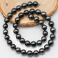 9-10mm Tahitian Pearl in Full Strand with All Natural Color with High Luster for Jewelry Making, SKU# 2203TH