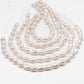 12-14mm Natural Color Baroque Pearl in White-Color Freshwater Pearl Beads, Small Size with Nice Luster, Full Strand, SKU# 2207BA