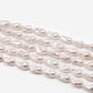 12-16mm Natural Color Baroque Pearl in White-Color Freshwater Pearl Beads with Nice Luster, Full Strand,  SKU# 2208BA