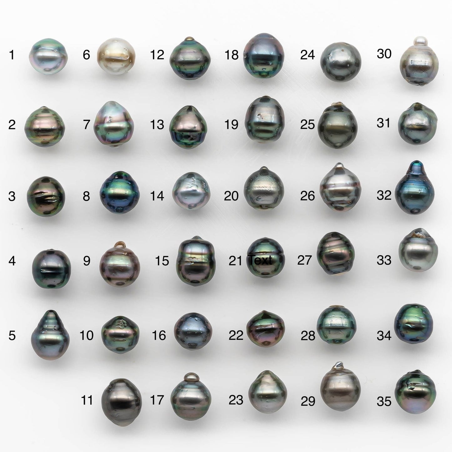 10-11mm Colorful Tahitian Pearl Single Piece Drop in Natural Color and High Luster with Minor Blemishes, Loose Undrilled, SKU # 2164TH