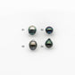 10-11mm Colorful Tahitian Pearl Single Piece Drop in Natural Color and High Luster with Minor Blemishes, Loose Undrilled, SKU # 2176TH