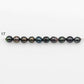 8-9mm Tahitian Pearl in Short Strand with All Natural Color with High Luster for Jewelry Making, SKU# 2179TH