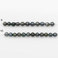 8-9mm Tahitian Pearl in Short Strand with All Natural Color with High Luster for Jewelry Making, SKU# 2181TH