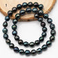 8-9mm Tahitian Pearl in Full Strand with All Natural Color with High Luster for Jewelry Making, SKU# 2193TH