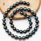 8-9mm Tahitian Pearl in Full Strand with All Natural Color with High Luster for Jewelry Making, SKU# 2194TH