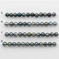 8-9mm Tahitian Pearl in Short Strand with All Natural Color with High Luster for Jewelry Making, SKU# 2233TH