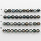 9-10mm Tahitian Pearl in Short Strand with All Natural Color with High Luster for Jewelry Making, SKU# 2240TH