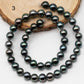 8-9mm Tahitian Pearl in Full Strand with All Natural Color with High Luster for Jewelry Making, SKU# 2246TH