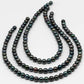 8-9mm Tahitian Pearl in Full Strand with All Natural Color with High Luster for Jewelry Making, SKU# 2250TH