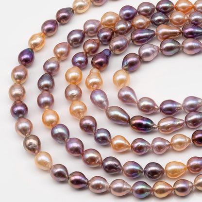 10-12mm Edison Pearl Strand with Amazing High Luster and All Natural Colors, SKU # 2496ED