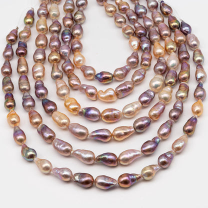 10-12mm Edison Pearl Strand with Amazing High Luster and All Natural Colors, SKU # 2499ED