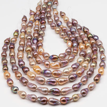 10-12mm Edison Pearl Strand with Amazing High Luster and All Natural Colors, SKU # 2499ED