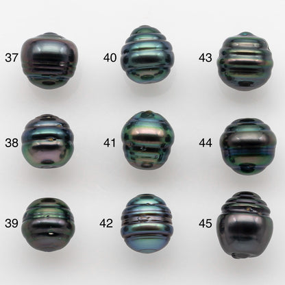 9-10mm Tahitian Pearl with High Luster and Natural Color, One Piece Undrilled for Making Jewelry, SKU # 2503TH
