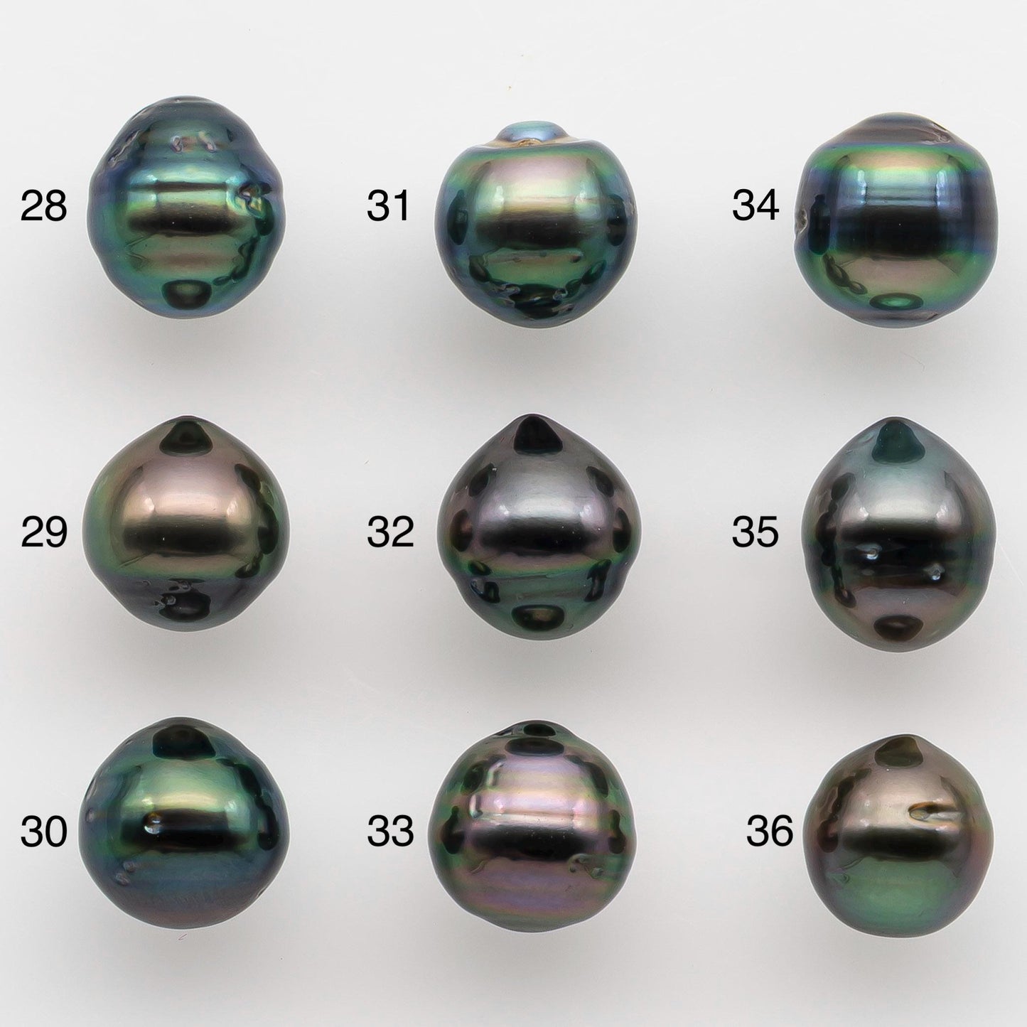 9-10mm Tahitian Pearl with High Luster and Natural Color, One Piece Undrilled for Making Jewelry, SKU # 2504TH