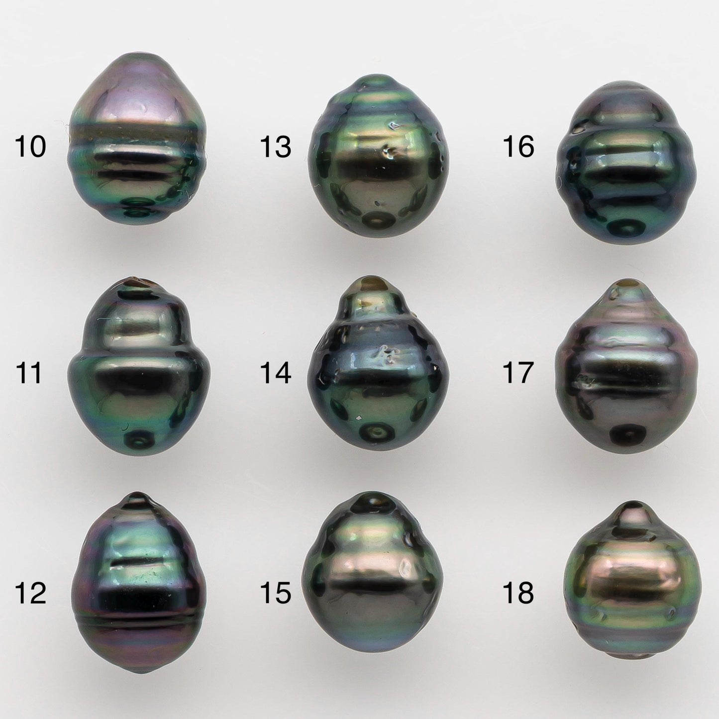 9-10mm Tahitian Pearl with High Luster and Natural Color, One Piece Undrilled for Making Jewelry, SKU # 2505TH