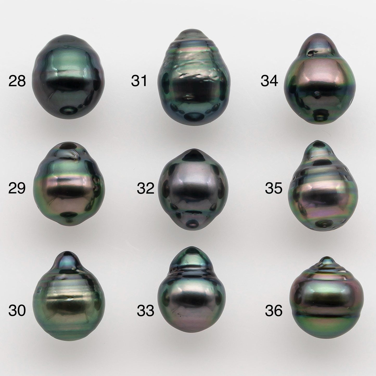 9-10mm Tahitian Pearl with High Luster and Natural Color, One Piece Undrilled for Making Jewelry, SKU # 2505TH