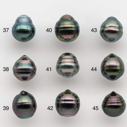 9-10mm Tahitian Pearl with High Luster and Natural Color, One Piece Undrilled for Making Jewelry, SKU # 2506TH