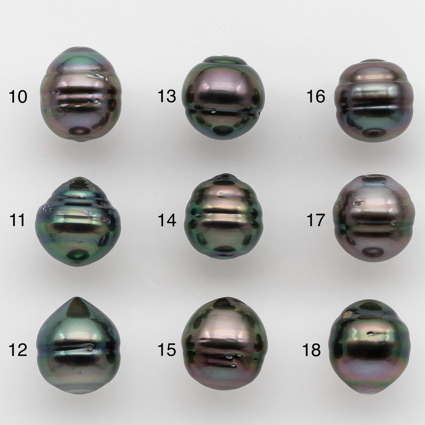 9-10mm Tahitian Pearl with High Luster and Natural Color, One Piece Undrilled for Making Jewelry, SKU # 2508TH