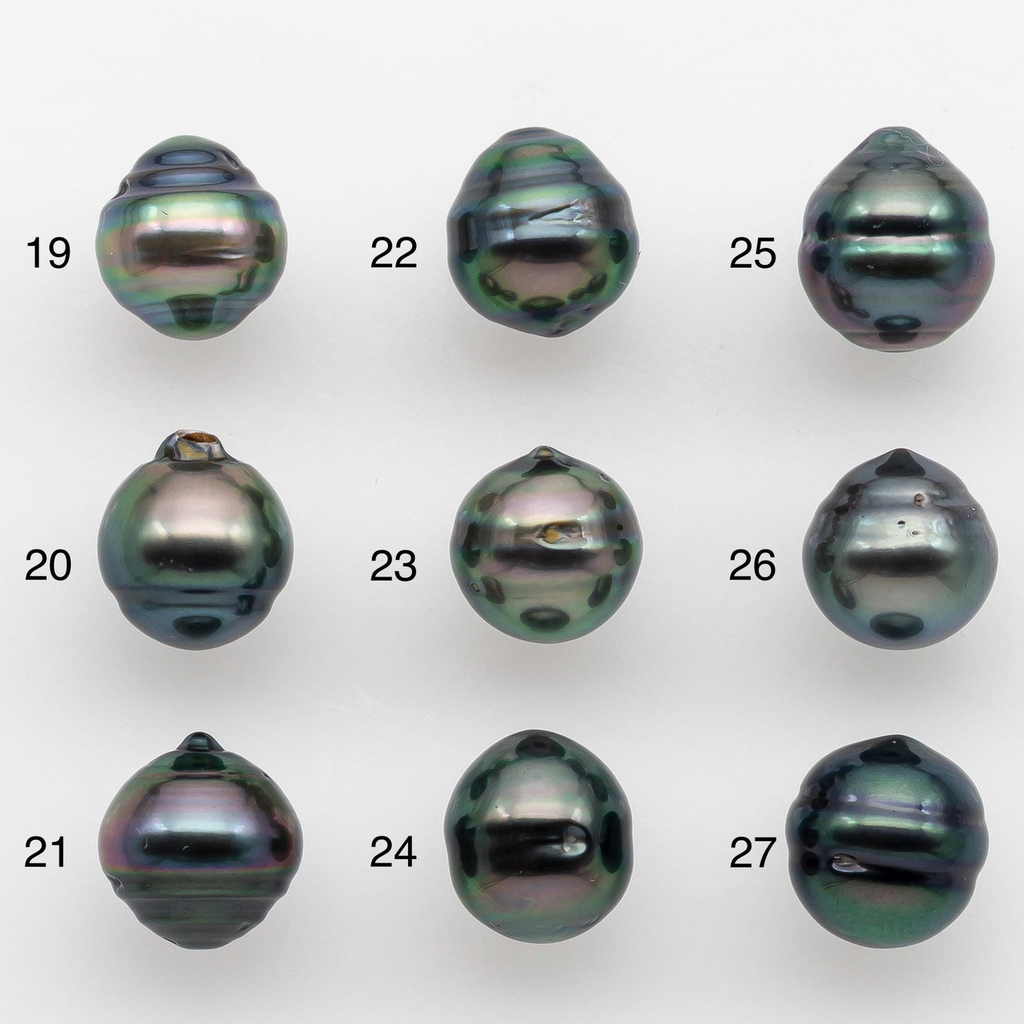 9-10mm Tahitian Pearl with High Luster and Natural Color, One Piece Undrilled for Making Jewelry, SKU # 2508TH