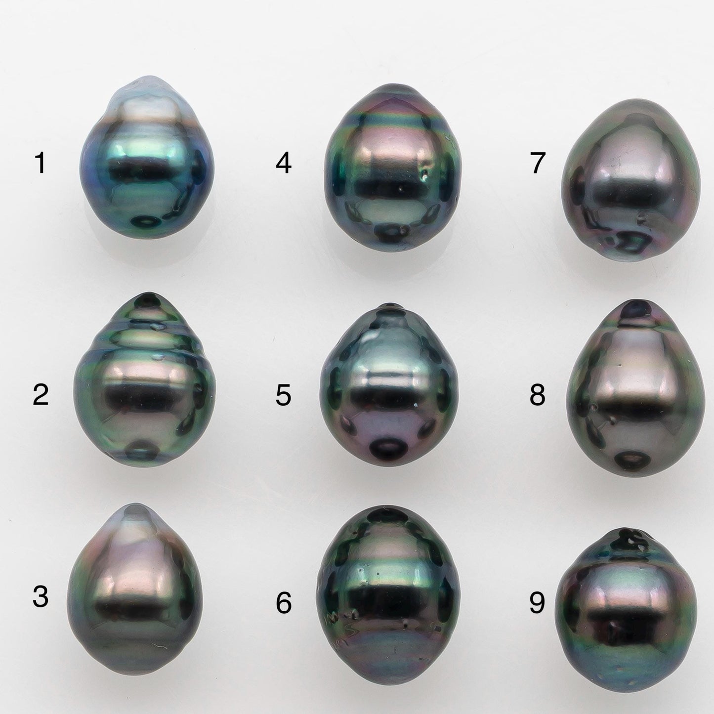 9-10mm Tahitian Pearl with High Luster and Natural Color, One Piece Undrilled for Making Jewelry, SKU # 2510TH