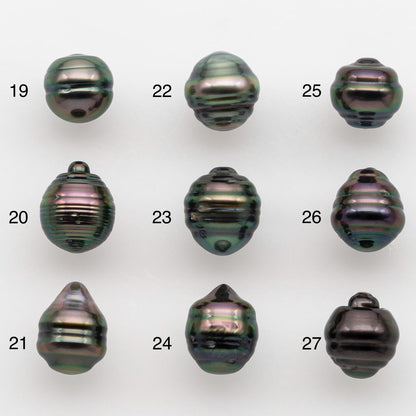 8-9mm Tahitian Pearl with High Luster and Natural Color, One Piece Undrilled for Making Jewelry, SKU # 2511TH