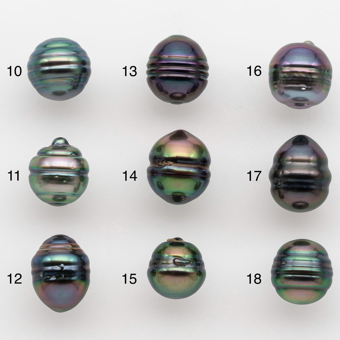 8-9mm Tahitian Pearl with High Luster and Natural Color, One Piece Undrilled for Making Jewelry, SKU # 2512TH