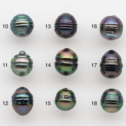 8-9mm Tahitian Pearl with High Luster and Natural Color, One Piece Undrilled for Making Jewelry, SKU # 2512TH