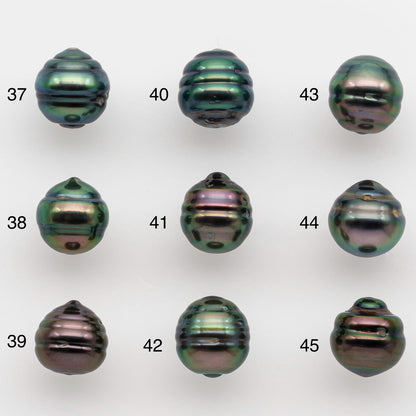 8-9mm Tahitian Pearl with High Luster and Natural Color, One Piece Undrilled for Making Jewelry, SKU # 2512TH