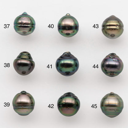 8-9mm Tahitian Pearl with High Luster and Natural Color, One Piece Undrilled for Making Jewelry, SKU # 2513TH