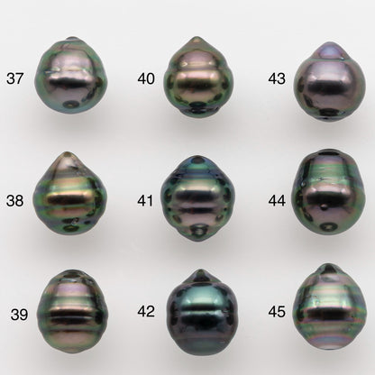 9-10mm Tahitian Pearl with High Luster and Natural Color, One Piece Undrilled for Making Jewelry, SKU # 2515TH