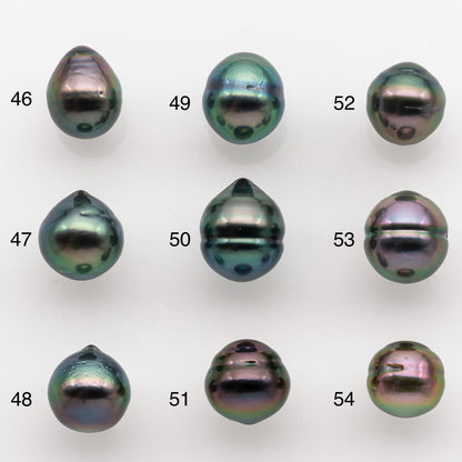 8-9mm Tahitian Pearl with High Luster and Natural Color, One Piece Undrilled for Making Jewelry, SKU # 2516TH