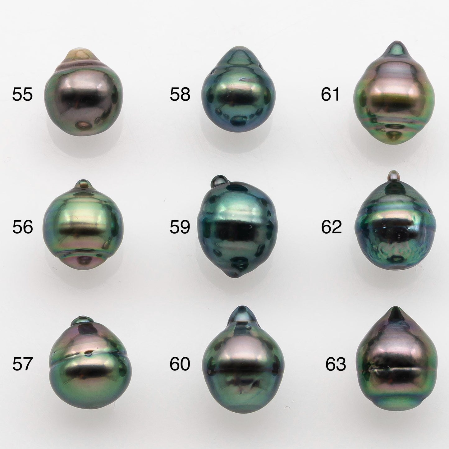 8-9mm Tahitian Pearl with High Luster and Natural Color, One Piece Undrilled for Making Jewelry, SKU # 2516TH