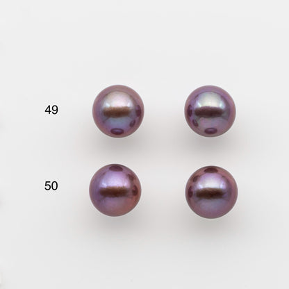 12-13mm Matching Pair Edison Pearl with Natural Colors and High Lusters, Undrilled for Making Earring, SKU # 2519EP