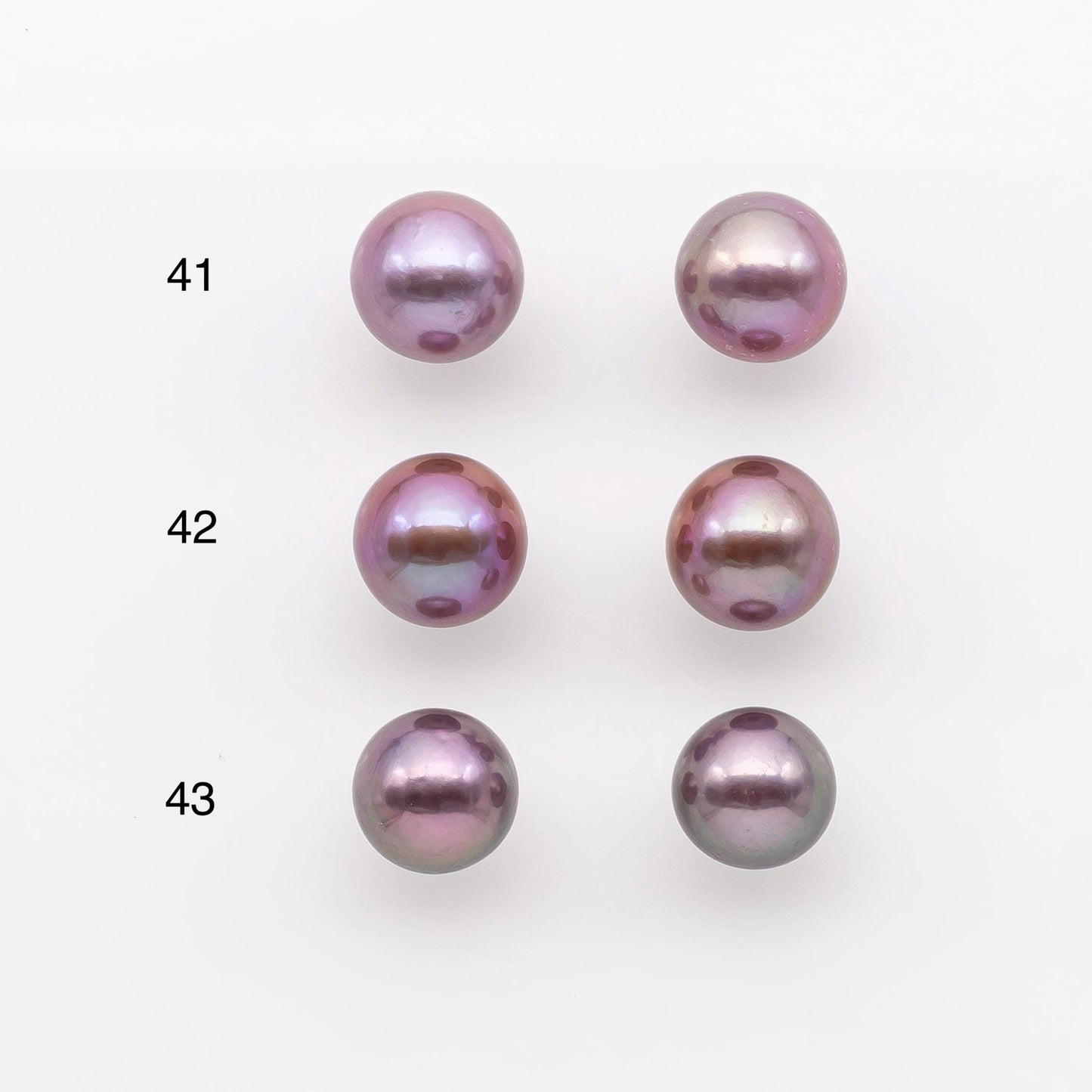 10-11mm Matching Pair Edison Pearl with Natural Colors and High Lusters, Undrilled for Making Earring, SKU # 2523EP