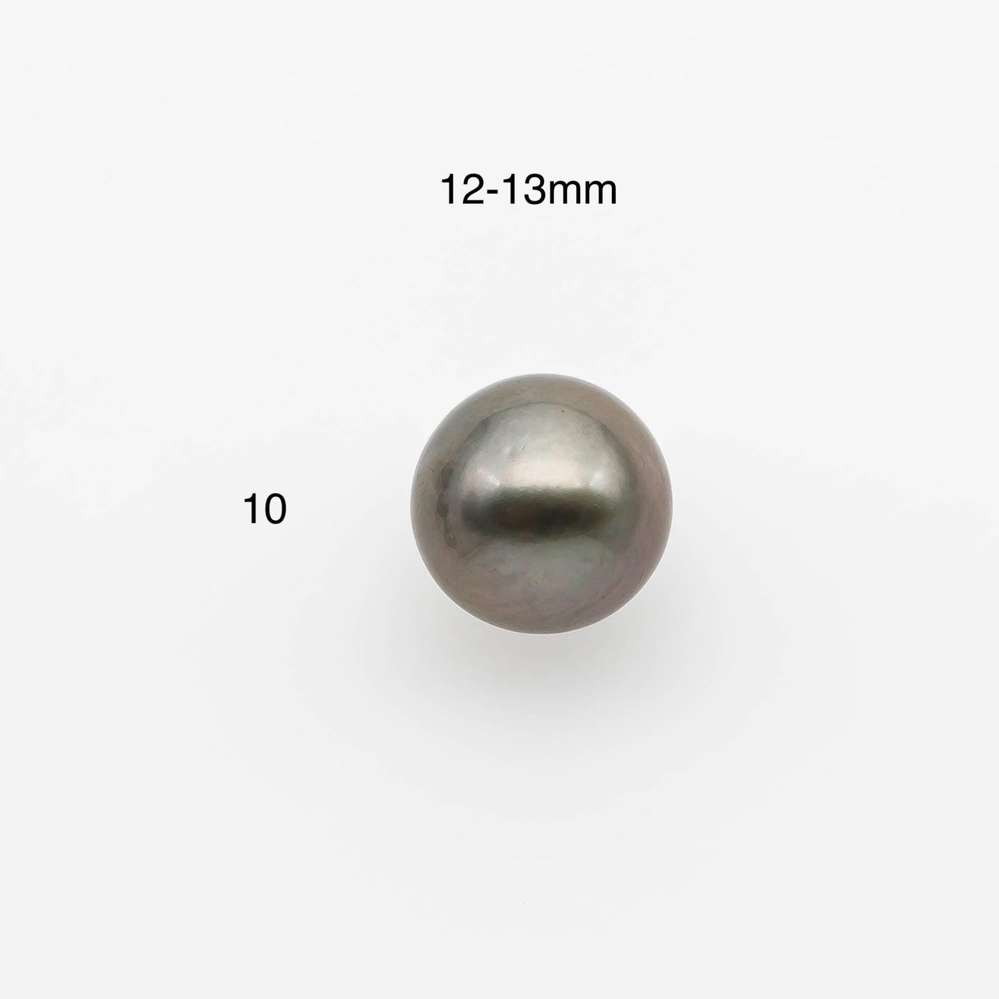 12-15mm Tahitian Pearl with High Luster and Natural Color, One Piece Undrilled for Making Jewelry, SKU # 2528TH