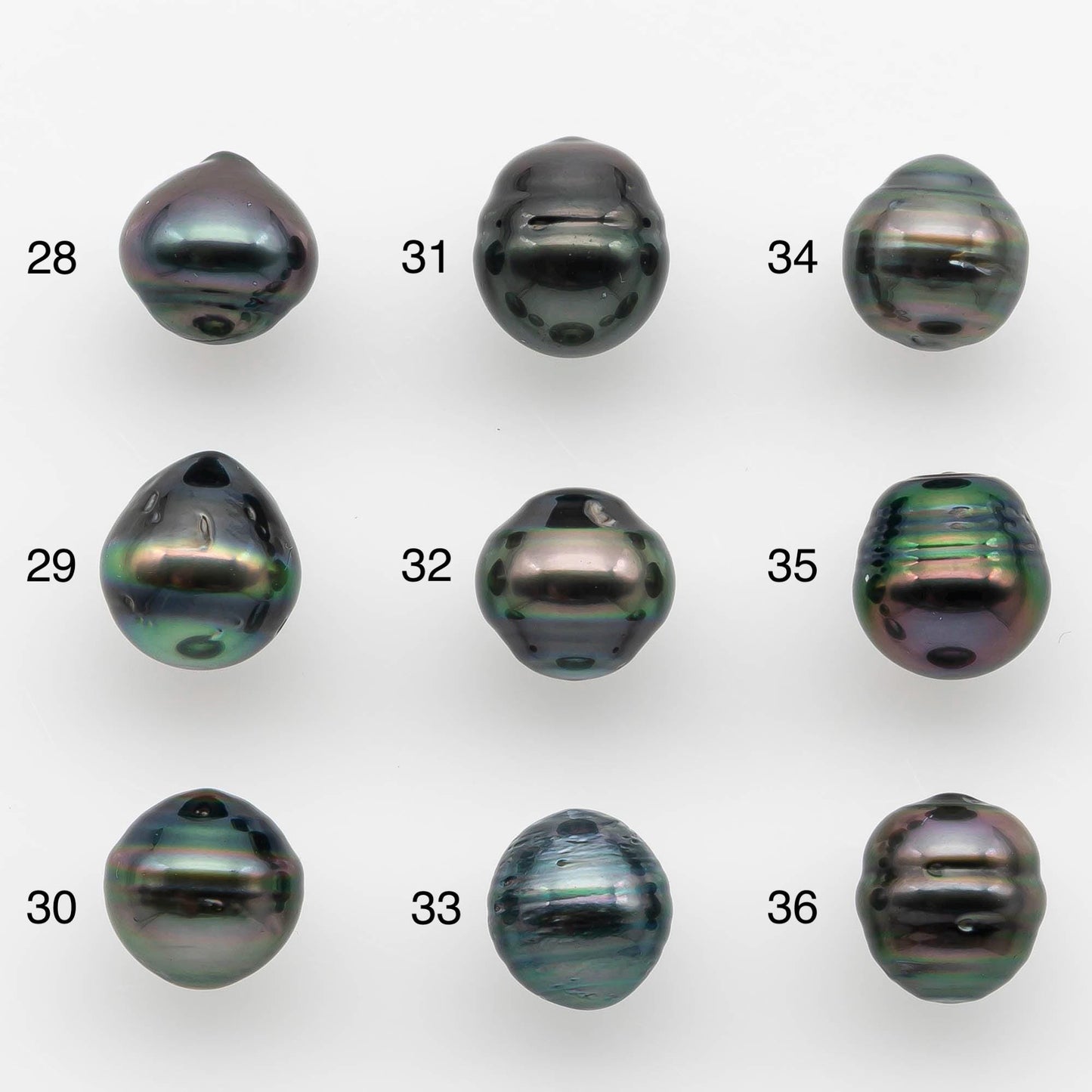 9-10mm Tahitian Pearl with High Luster and Natural Color, One Piece Undrilled for Making Jewelry, SKU # 2530TH